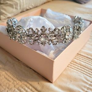 Rhodium Crystal Headband